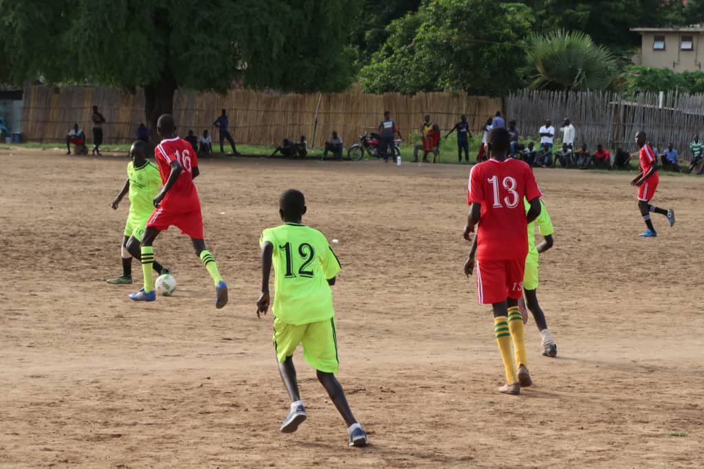 South Sudan soccer players