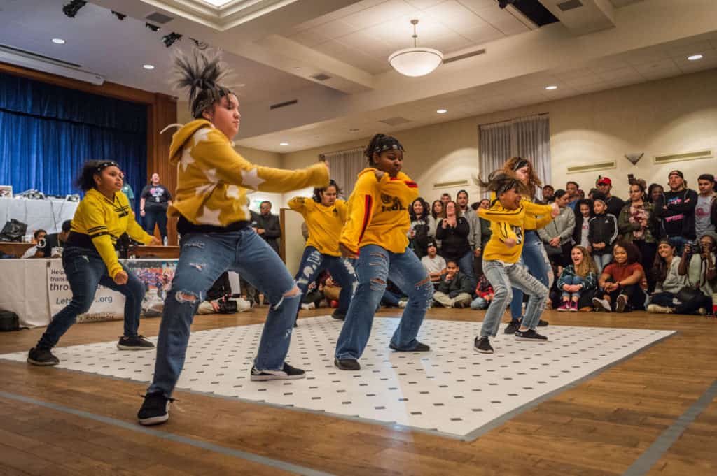 Students perform during the Trinity ’Til Infinity 2.0 Battle Zone.