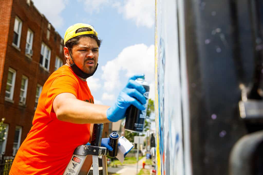 Hartford mural project Temple of Hip Hop