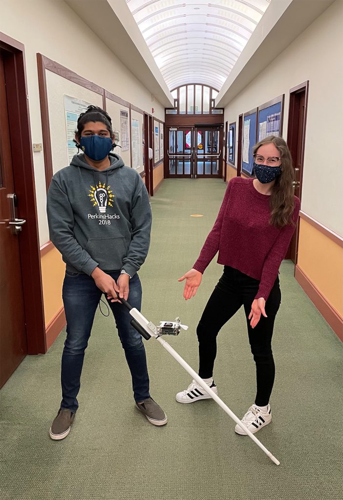 Alisa Levin ’21 and Rahul Mitra ’21 computer science senior project